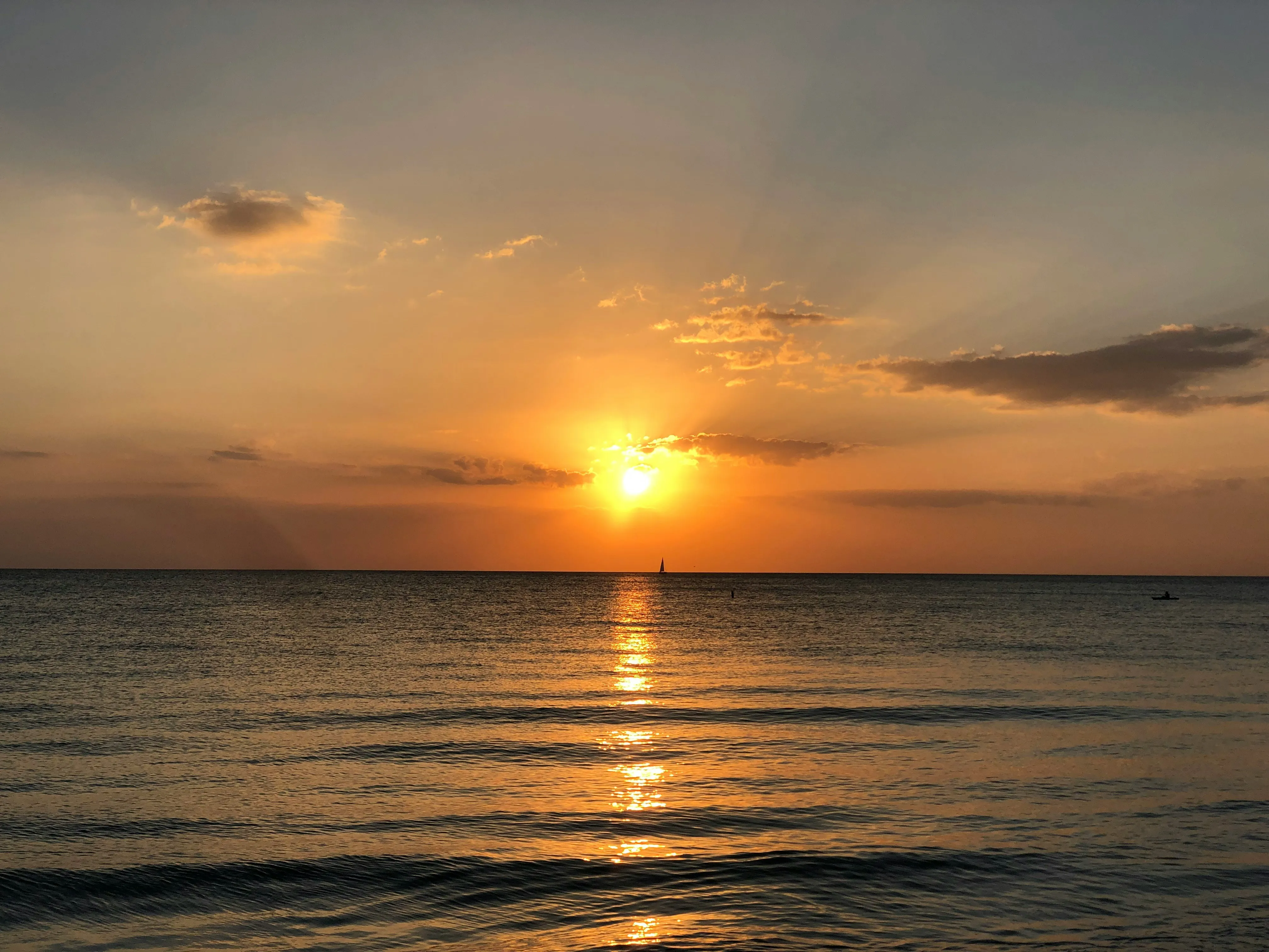 Peaceful sunset