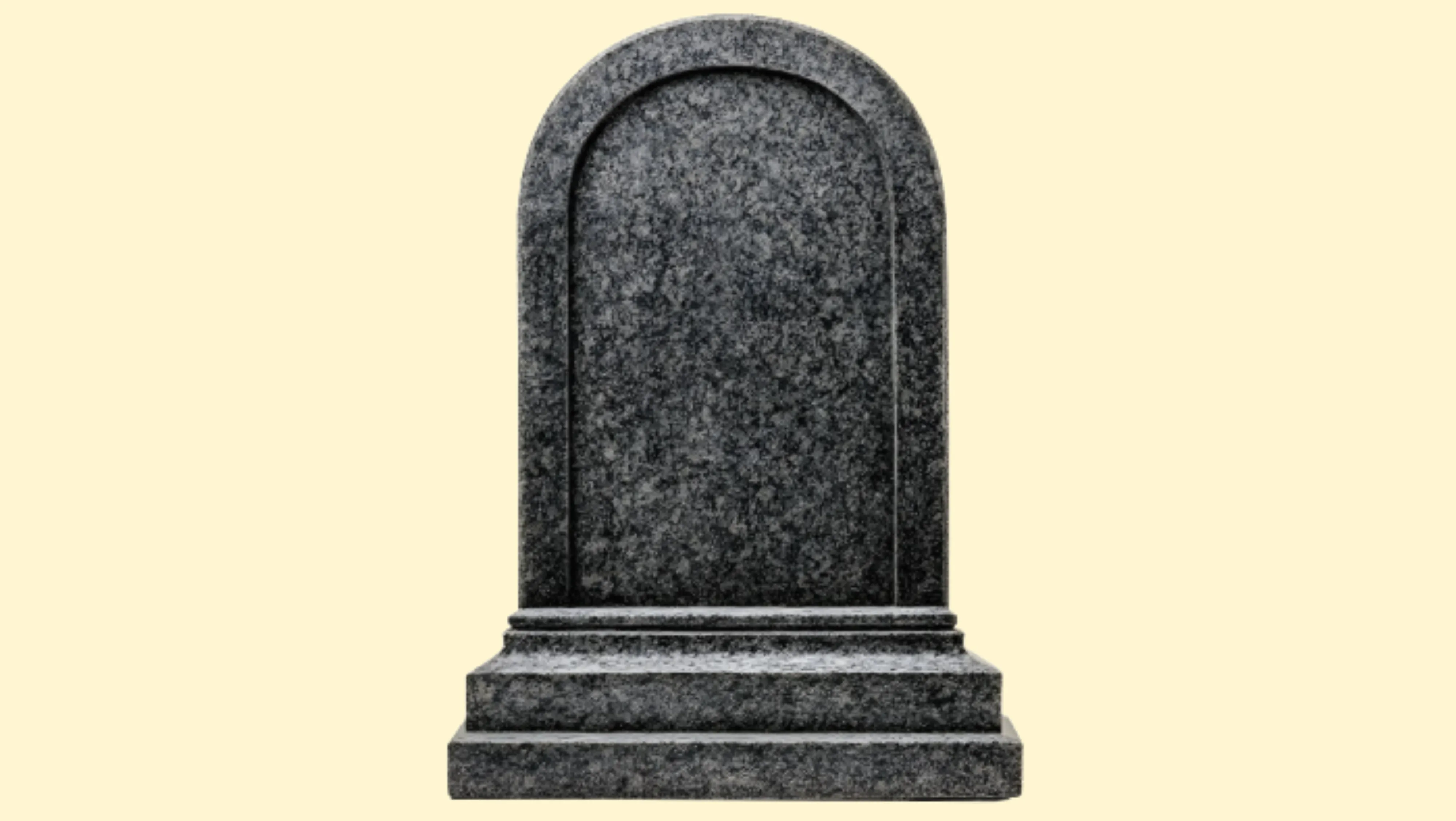 Classic Arched Headstone